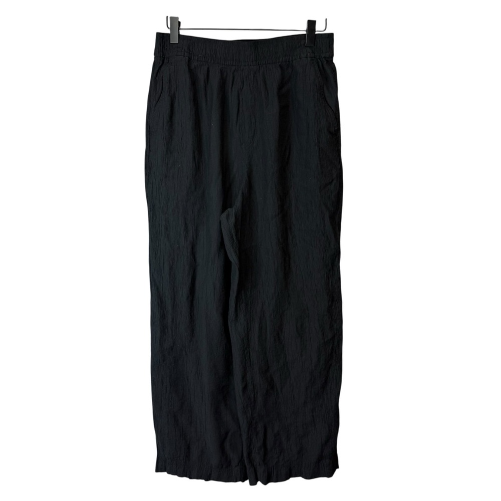 Madewell Women’s Crinkle Classic Black Dress Pants‎